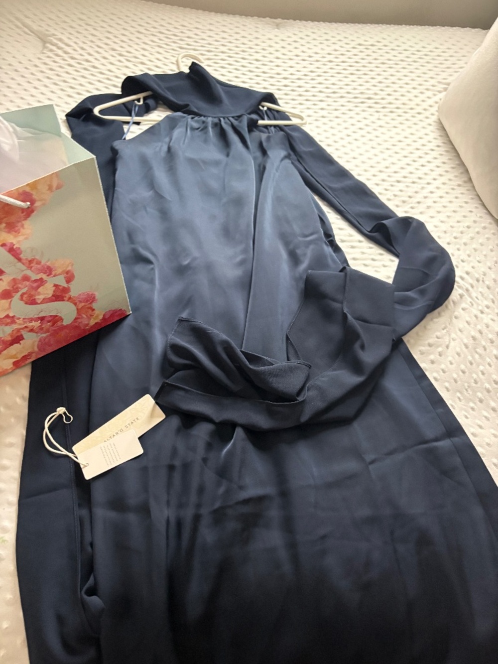 Altar’s state navy dress NWT size XS